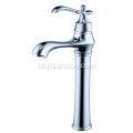 Chrome Tuas Tunggal Vintage Basin Faucet Tinggi